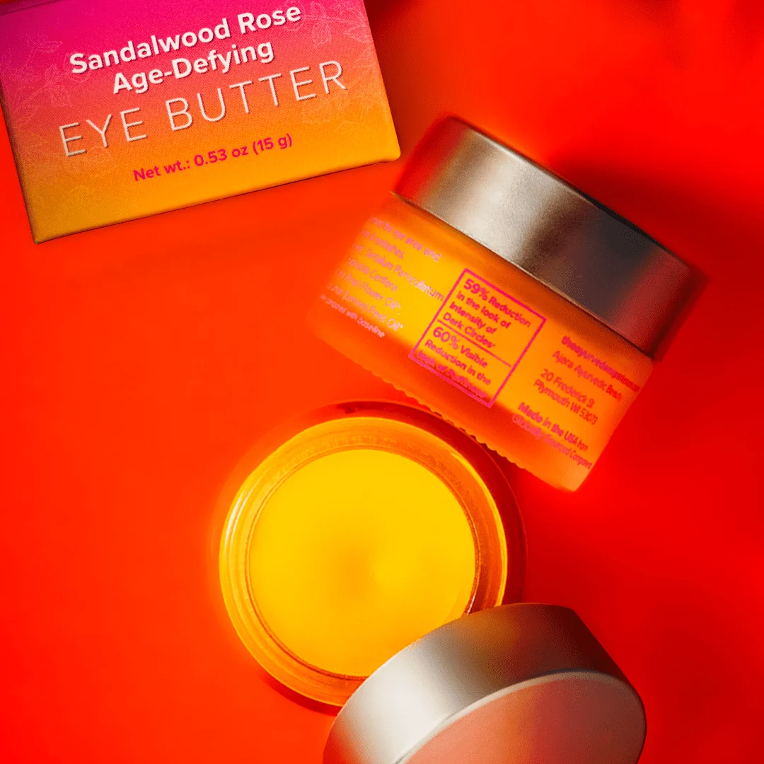 Sandalwood Rose Age Defying Eye Butter - To Reduce the Appearance of Dark Circles | 15 g (0.53 oz) - Image 3