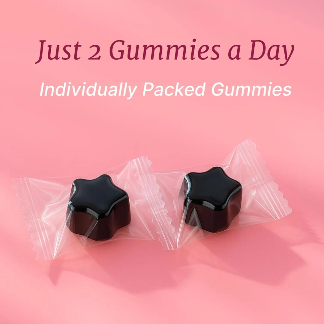 Amla Gummies I Vegan Gummies with Plant-based Actives for Anti-aging Benefits, Healthy Skin, Digestion and Immunity - Pack of 2 - Image 5