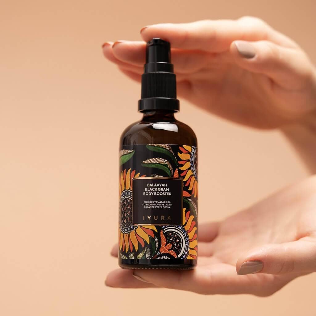 Balaayah Black Gram Body Booster: Body Massage Oil for Dry, Aging Skin - In 4 Indulging Aromas! - Image 9