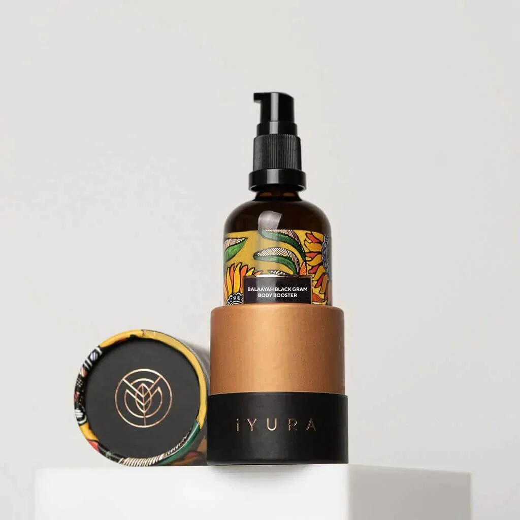 Balaayah Black Gram Body Booster - Sunshine Blend - Body Massage Oil For Mature, Dry, Aging Skin - Image 8
