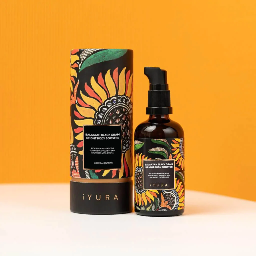 Balaayah Black Gram Bright Body Booster - iYURA - With Sweet & Citrusy Aroma of Jasmine, Cardamom, Orange & Lemongrass - Pack of 2 - Image 5