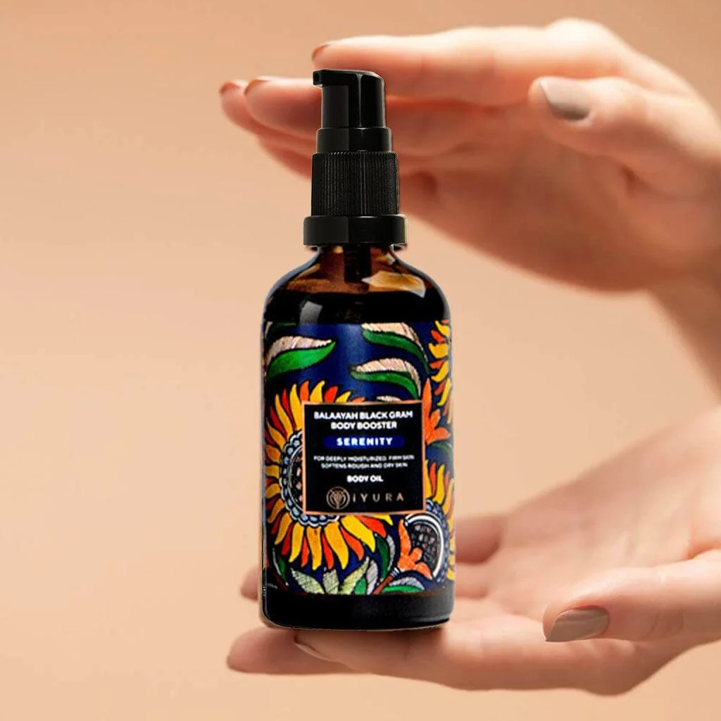 Black Gram Face & Body Duo With Serenity Blend - Best Ayurvedic Moisturizers for Dry Skin - Image 6