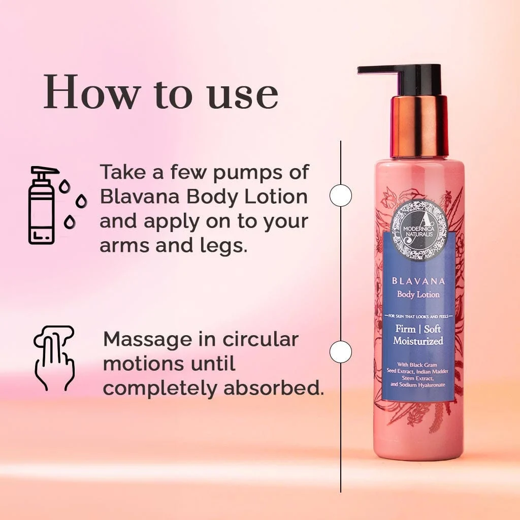 Blavana Body Lotion – Tightens And Firms The Look Of Saggy Skin On Arms And Legs - Pack of 2 - Image 5