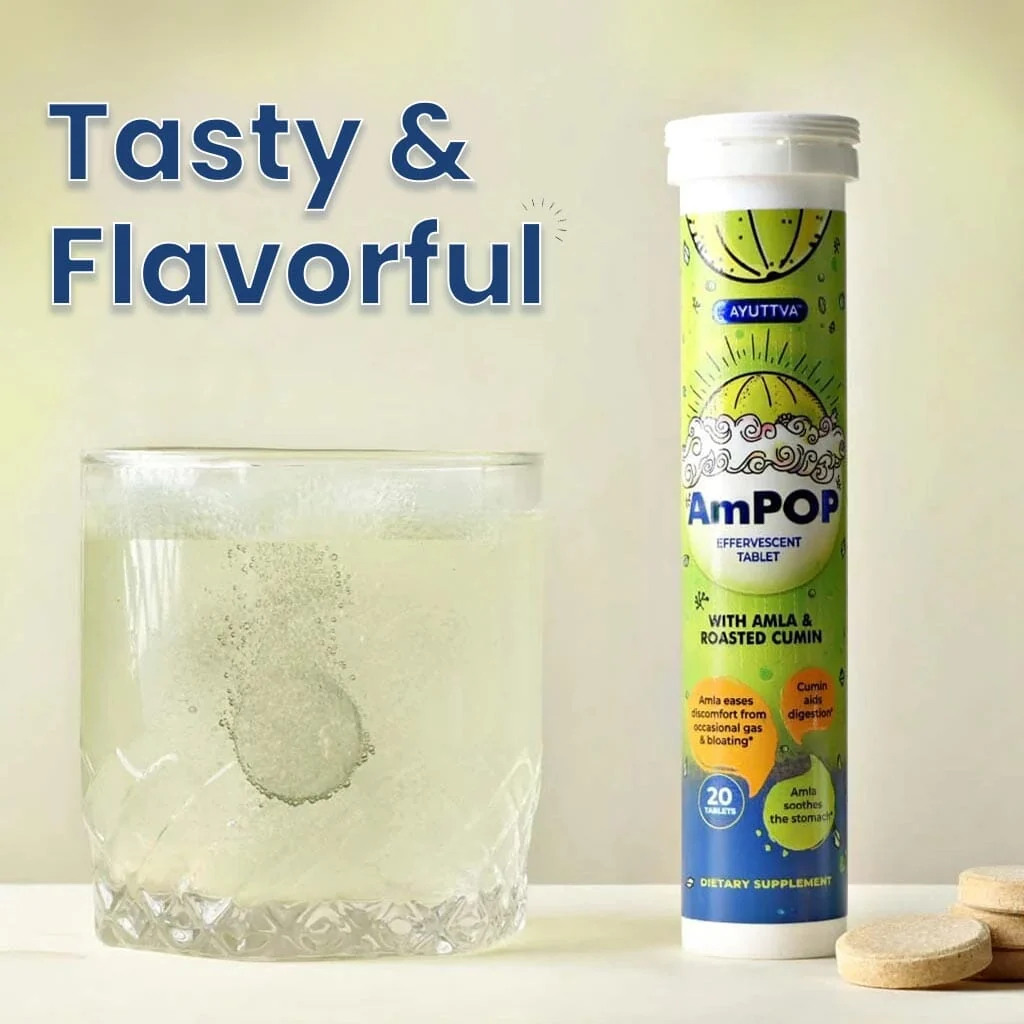 AmPOP for Quick Relief - The Only Ayurvedic Effervescent with 1500mg Amla Extract and Roasted Cumin - Image 3