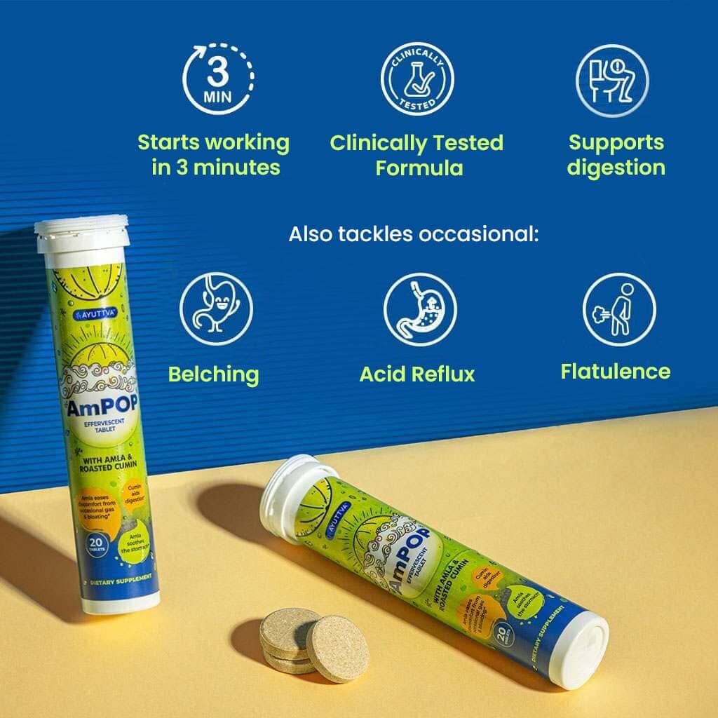 AmPOP for Quick Relief - The Only Ayurvedic Effervescent with 1500mg Amla Extract and Roasted Cumin - Image 4