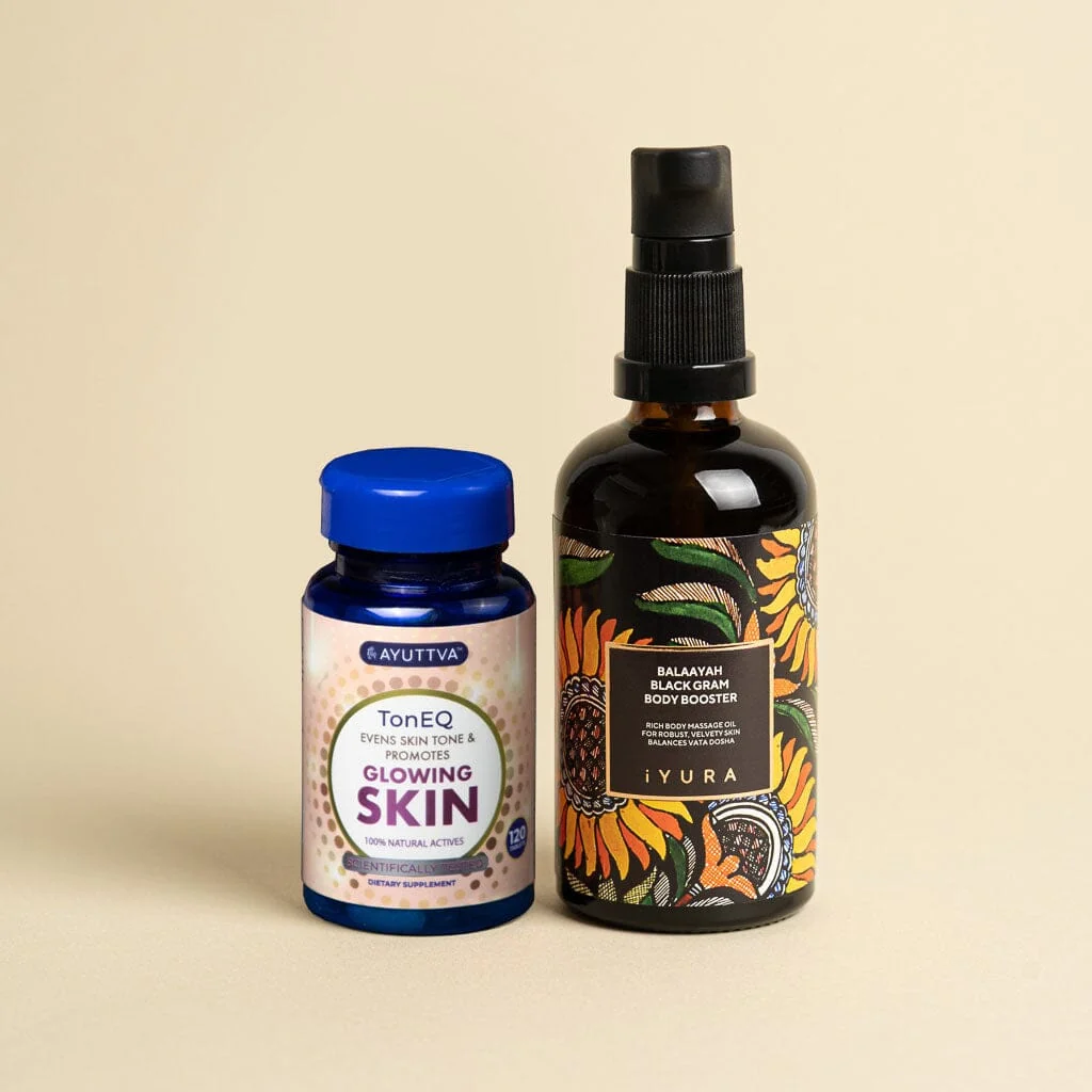 Balaayah Black Gram Body Booster and TonEQ Even-Toning Supplement