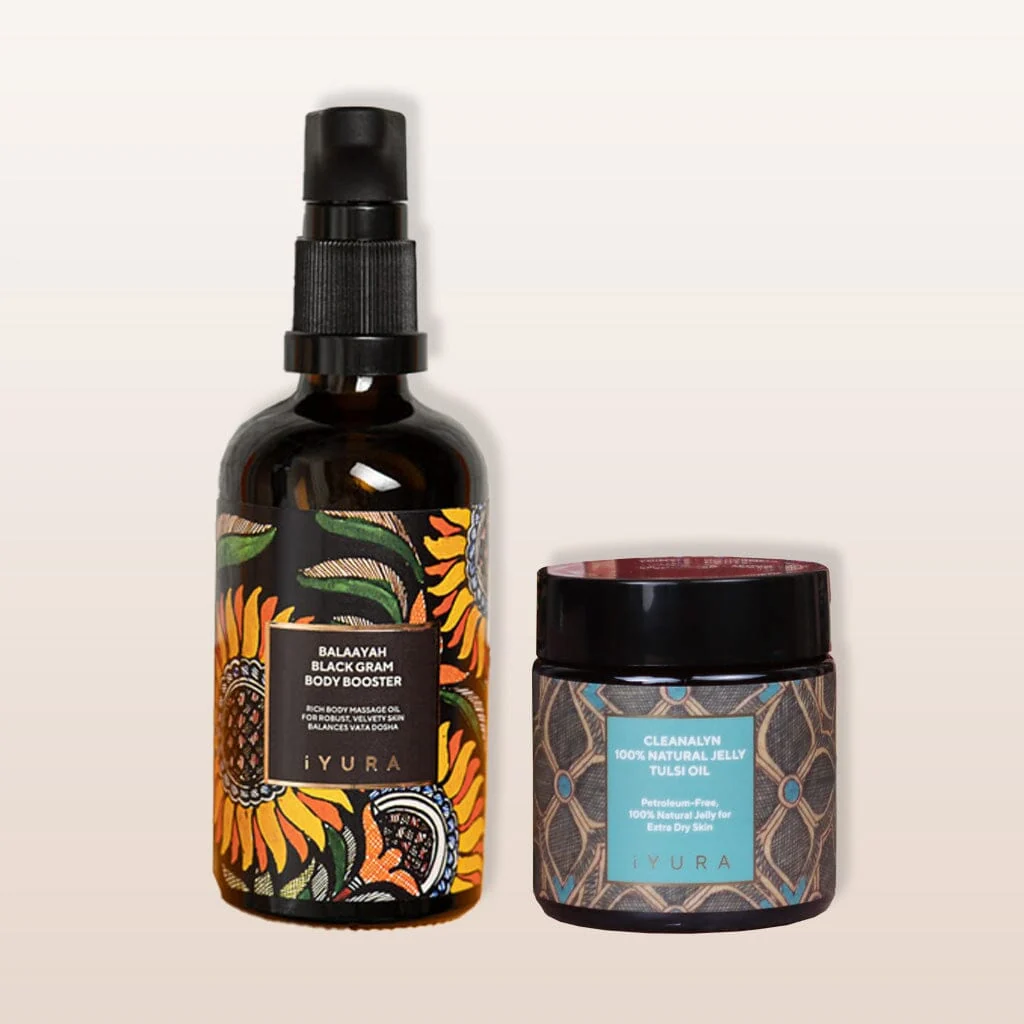 Balaayah Black Gram Body Booster and Cleanalyn Natural Jelly - Tulsi