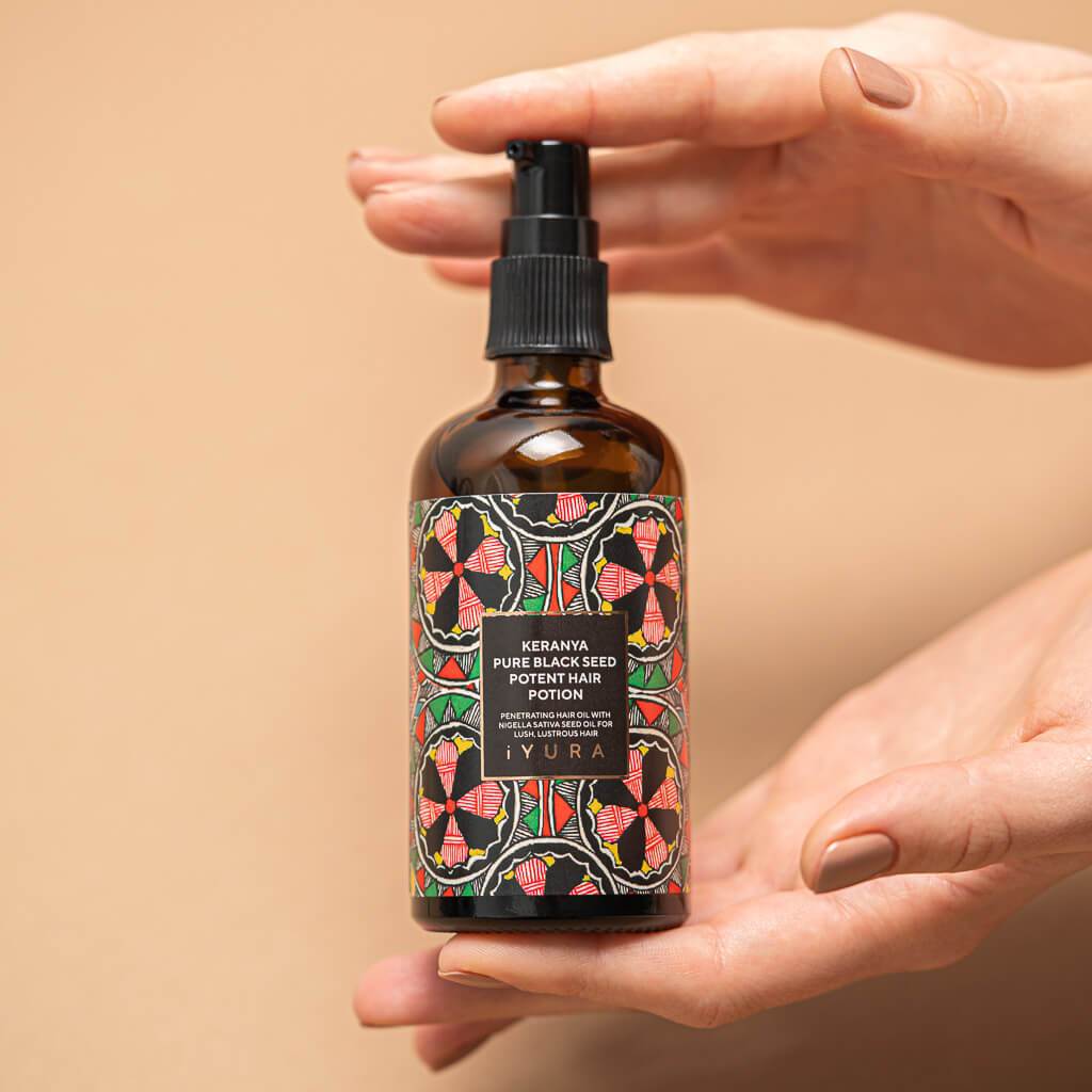 iYURA Keranya Pure Black Seed Potent Hair Potion - Award-Winning Hair Treatment - Image 10