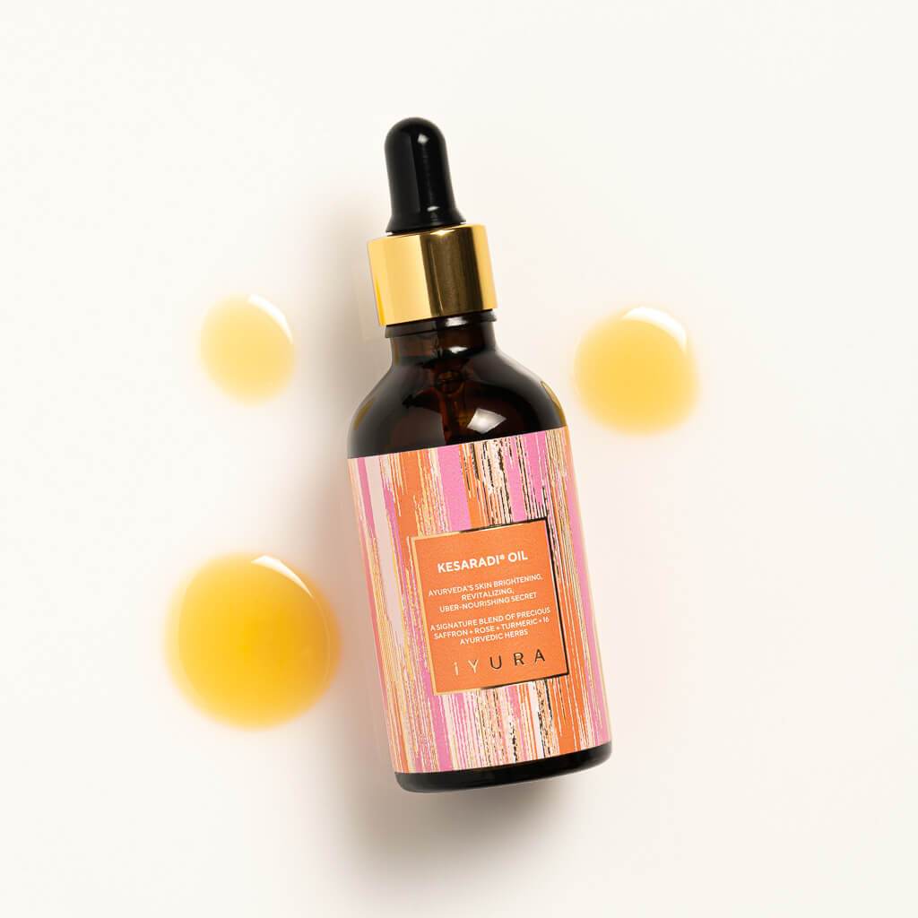 Kesaradi Daily Glow Oil - Daily Ayurvedic Face Oil with Saffron, Natural Vitamin E, Vetiver, Licorice and Haldi - Image 5