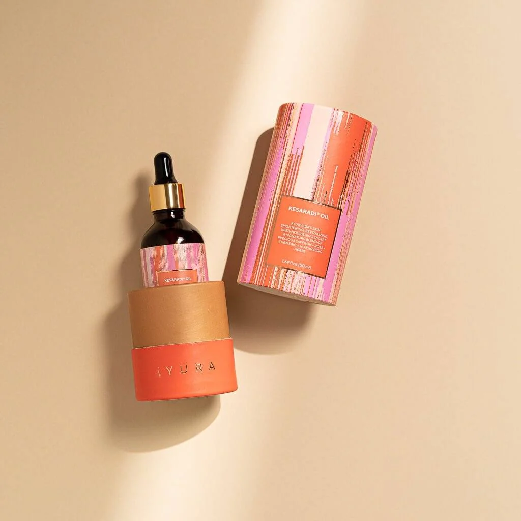 Kesaradi Daily Glow Oil - Daily Ayurvedic Face Oil with Saffron, Natural Vitamin E, Vetiver, Licorice and Haldi - Image 7