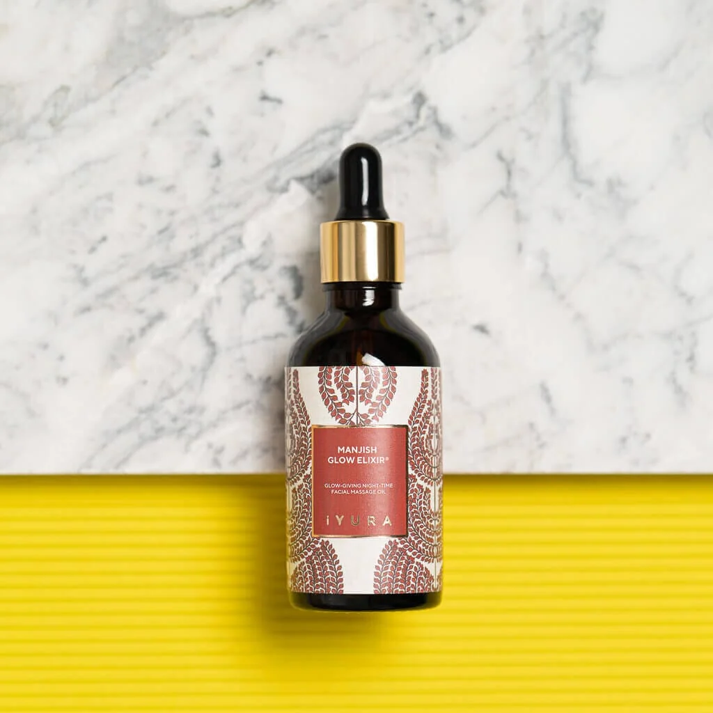 Manjish Glow Night Time Elixir - Ayurvedic Nighttime Face Oil for Even Skin Tone - Image 8