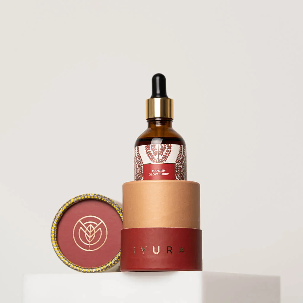 Manjish Glow Night Time Elixir - Ayurvedic Night-Time Facial Massage Oil with Manjistha, Natural Vitamin C, Vitamin E and Licorice - Image 5