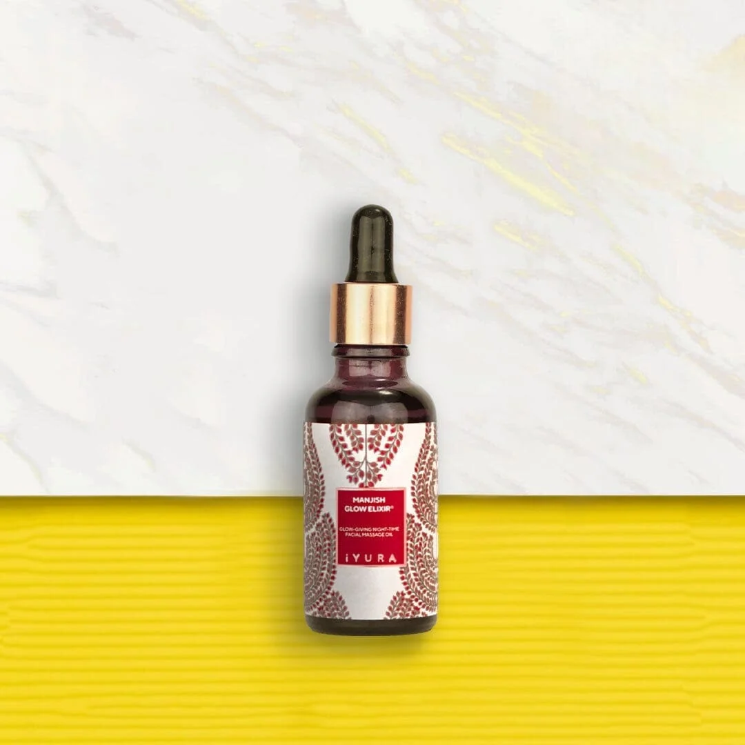 Manjish Glow Night Time Elixir - Ayurvedic Face Oil for Even-Toned Skin - Image 12