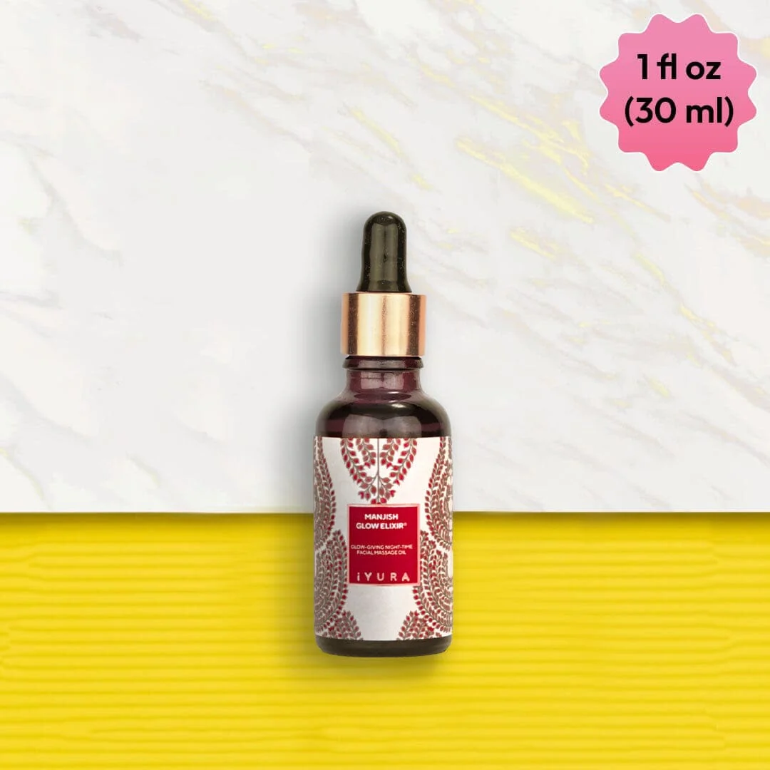 Manjish Glow Night Time Elixir - Ayurvedic Face Oil - Image 8
