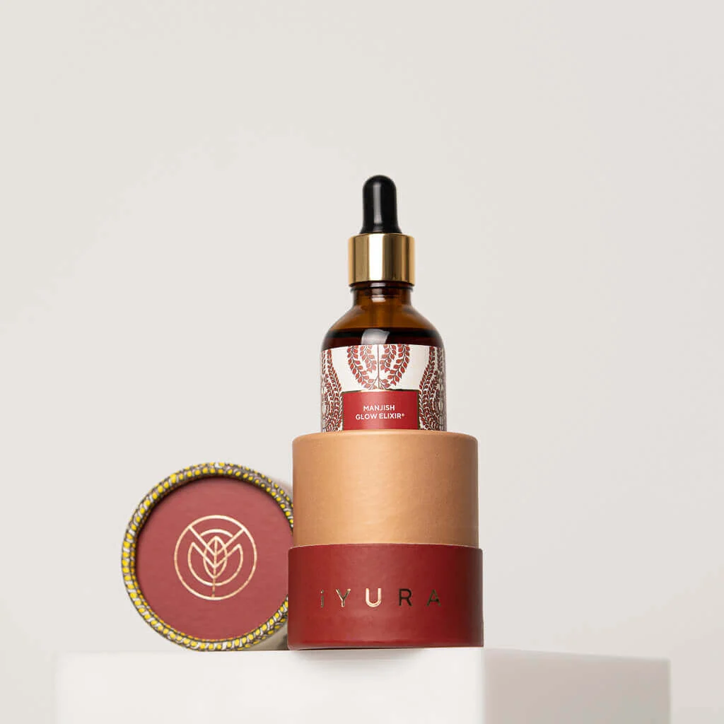Manjish Glow Night Time Elixir - Ayurvedic Night-Time Face Oil - Natural Moisturizer for Healthy Skin - Image 6