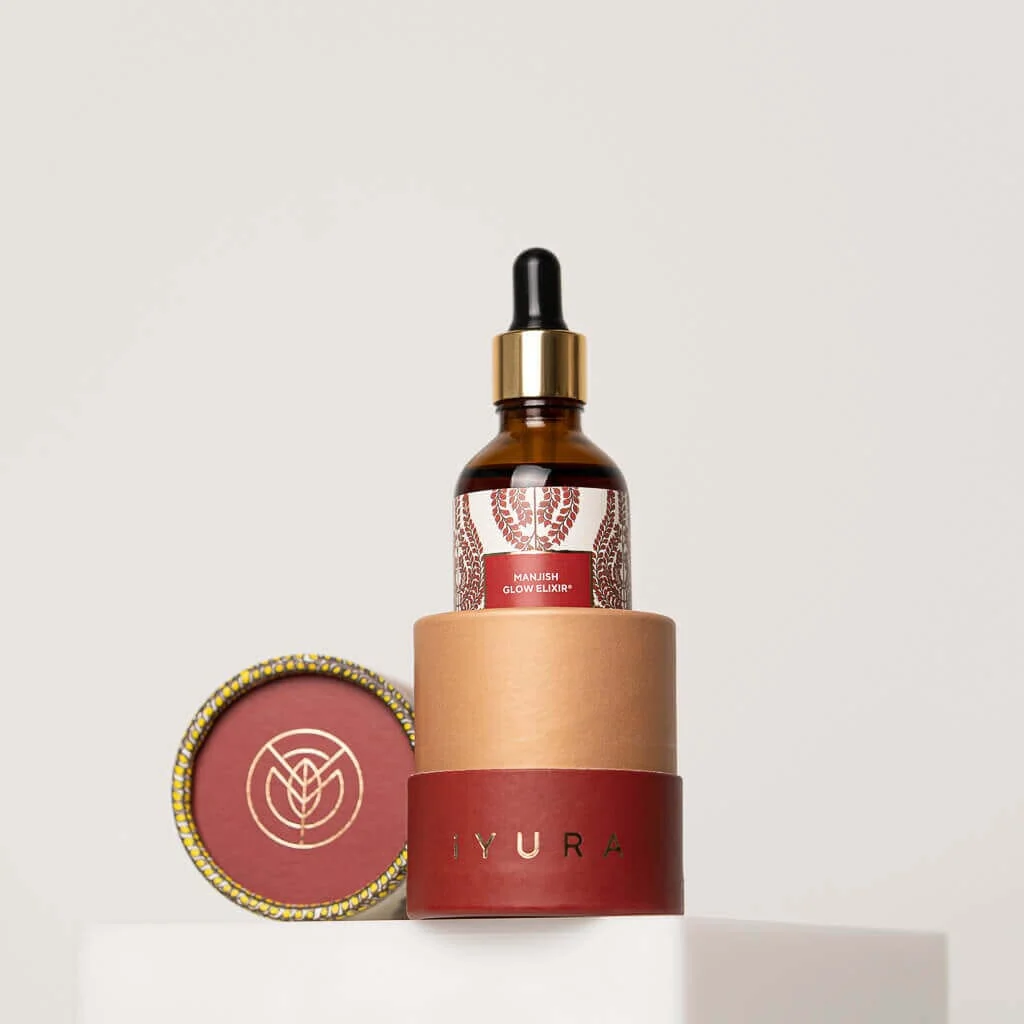Manjish Glow Night Time Elixir - Ayurvedic Night-Time Face Oil - Natural Moisturizer for Healthy Skin- - Image 6