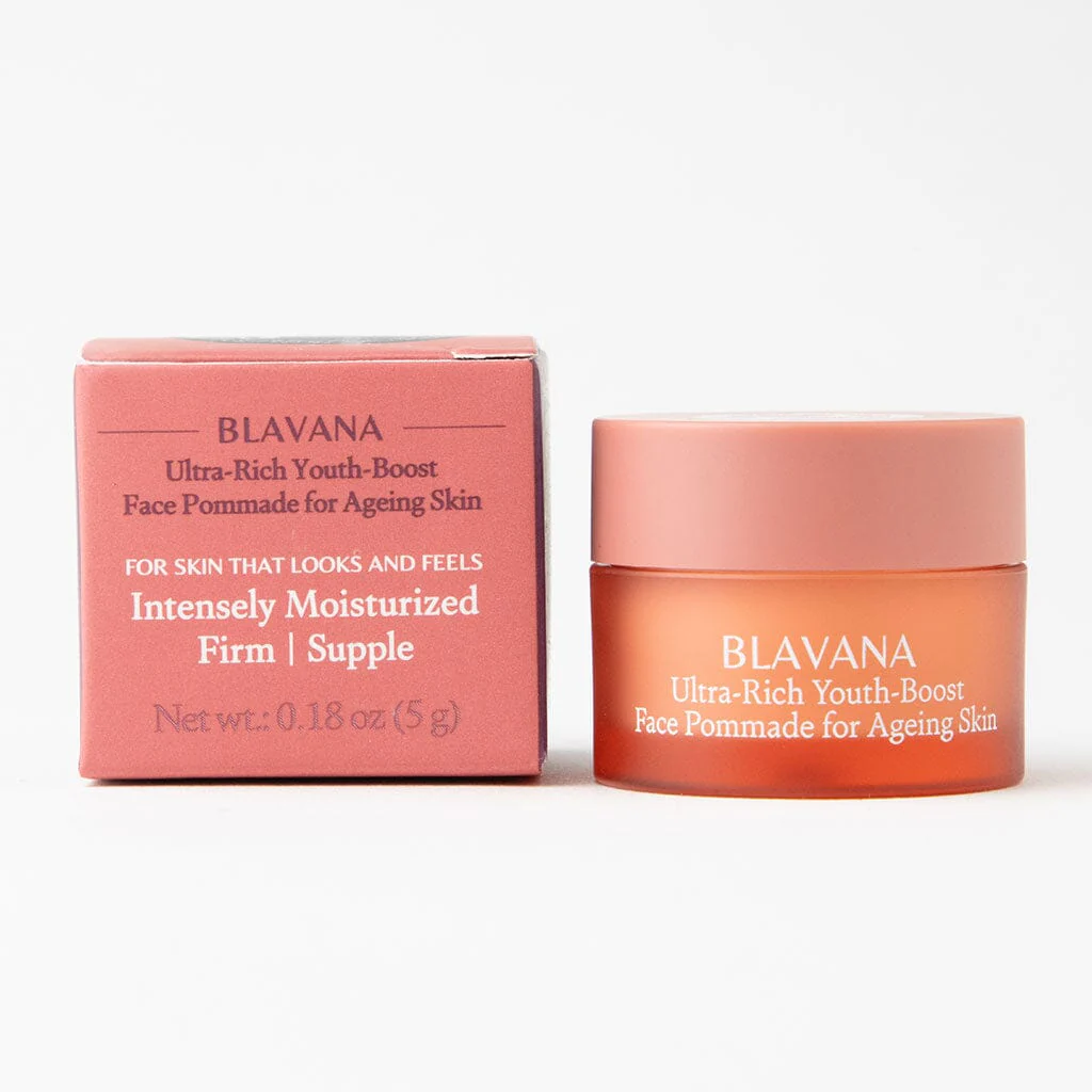 Mini Blavana Ultra-Rich Youth-Boost Face Pommade - To Combat Dry, Mature and Aging Skin - Image 3