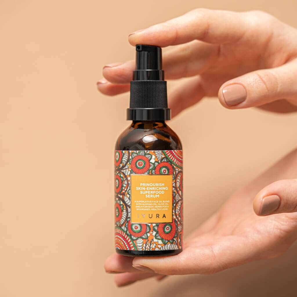 Prinourish Skin-Enriching Superfood Serum - With Almond Oil, Olive Oil, Turmeric, Mango and More Ayurvedic Herbs. - Image 10