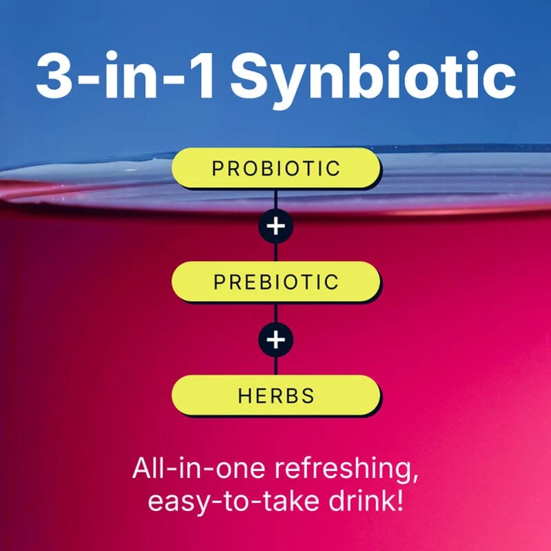 Probiotic Mix - 3-in-1 Smart Synbiotic Formula with Probiotic + Prebiotic + Ayurvedic Herbs - Image 4
