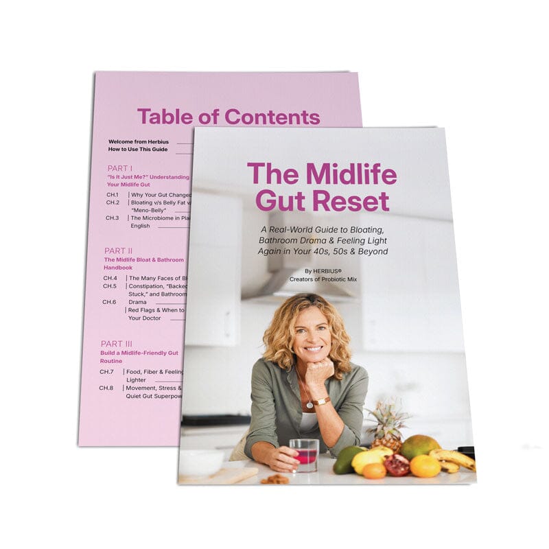 THE MIDLIFE GUT RESET - A Real-World Guide to Bloating, Bathroom Drama & Feeling Light