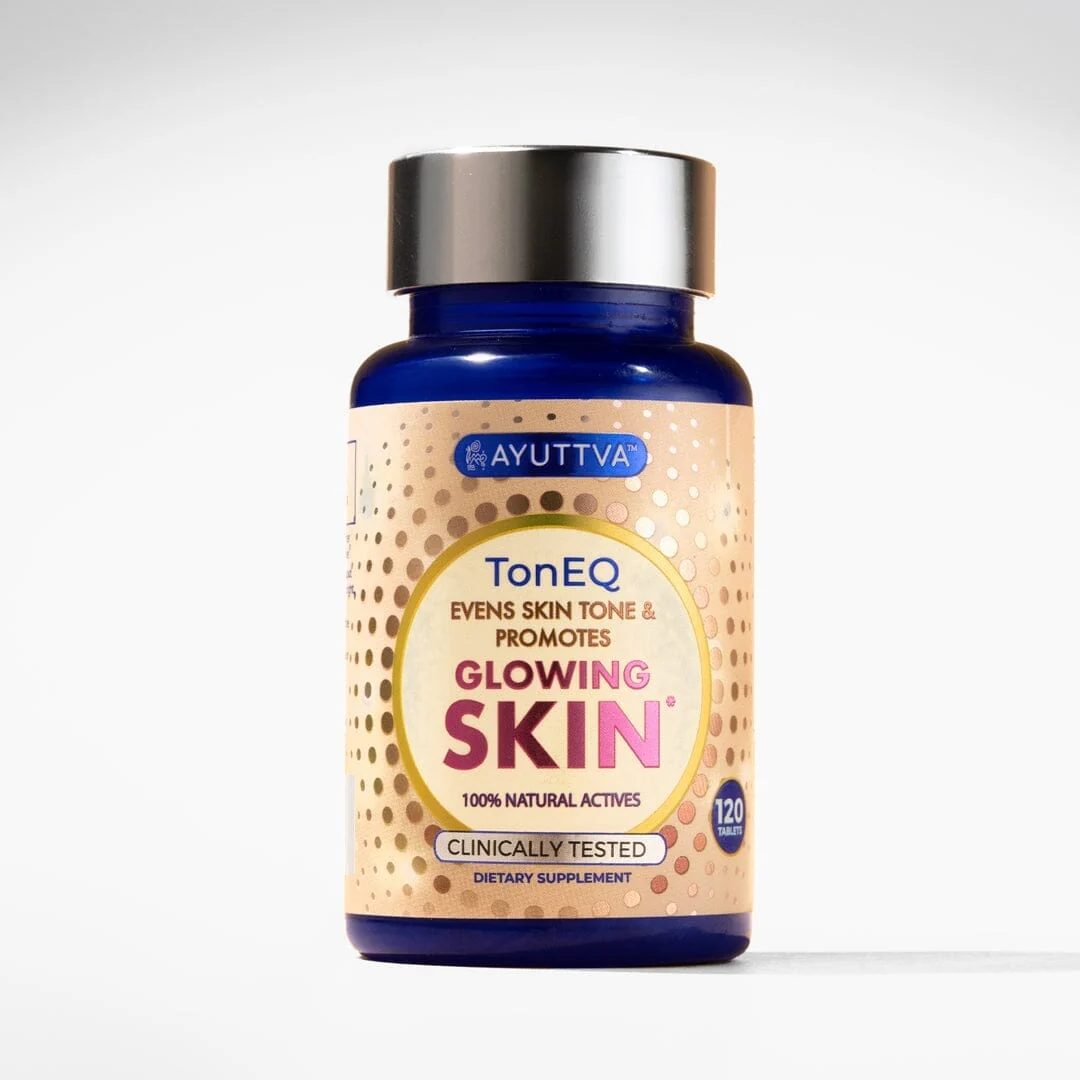 TonEQ | Ayurvedic supplement with Amla, Licorice and other herbs for Even-Toned, Brightened and Healthy looking skin
